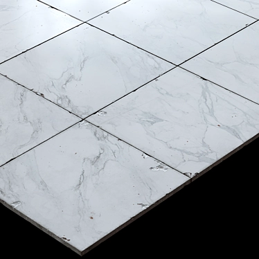 Vintage Marble Tiles 3D model image 1 