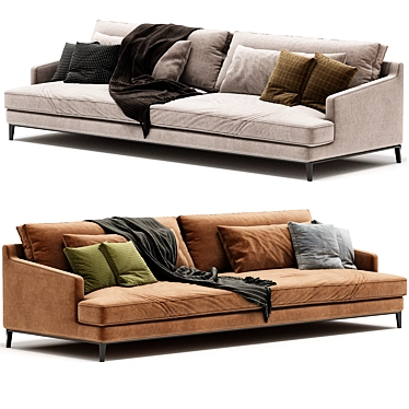 Modern Italian Poliform Bellport Sofa 3D model image 1 