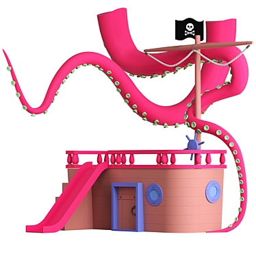 Brawlstars Ship Play Area 3D model image 1 