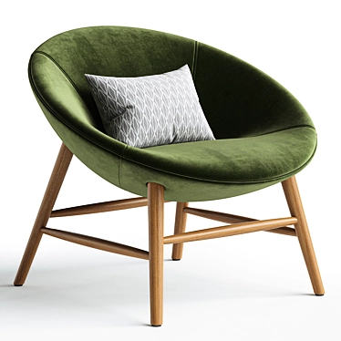 Modern Muse Armchair: Davis Furniture 3D model image 1 