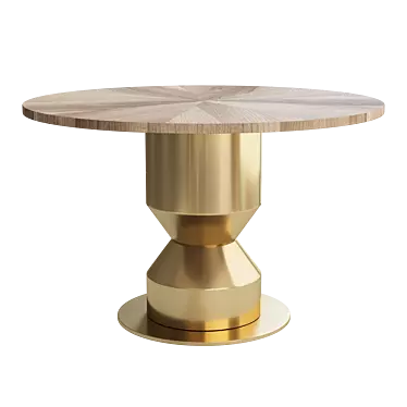 Contemporary Miley Table with Textures 3D model image 1 