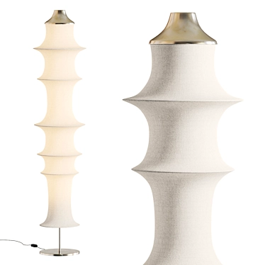 Elegant Pentti Fl Floor Lamp 3D model image 1 