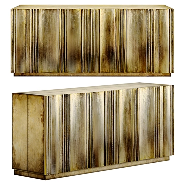 Winston Credenza: Contemporary Elegance, Vintage Charm 3D model image 1 