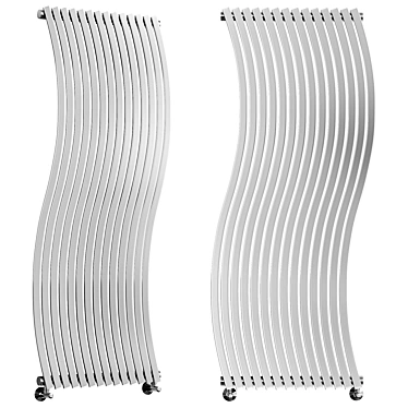  Stylish Vertical Lola Radiator 3D model image 1 