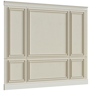 Decorative Stucco with Molding #39 3D model image 1 