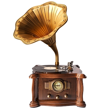  Retro Style Vinyl Player RP-156 3D model image 1 