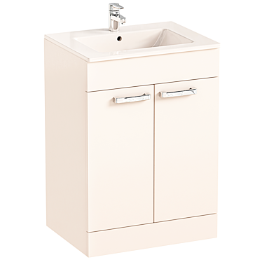 EuroVit Floor-Standing Vanity Unit 3D model image 1 