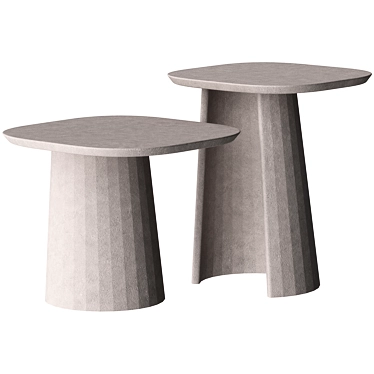  Modern Concrete Coffee Table Fusto 3D model image 1 