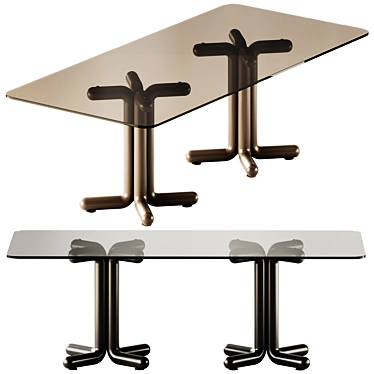 TONDO Rectangular dining table by Porada