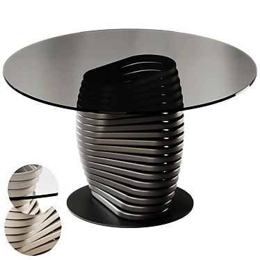 EFORMA ROTOLO Round Table Set 3D model image 1 