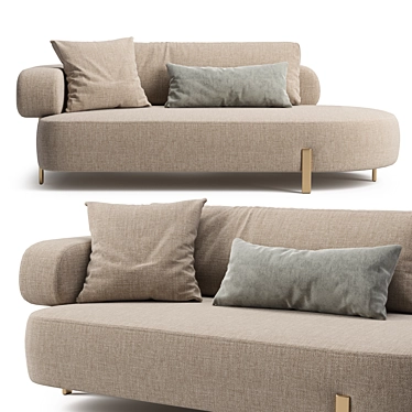  Turri ROMA Sofa Bed 3D model image 1 