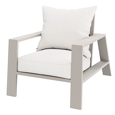 Eichholtz Belle Vue Outdoor Chair 3D model image 1 