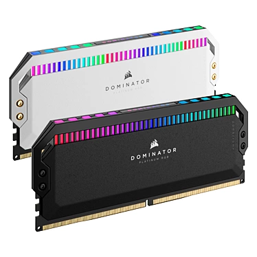 Corsair Platinum DDR5 Memory Module 3D model image 1 