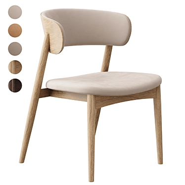 Siena Chair Deep House Modern 3D model image 1 