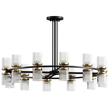 Elegant Stiffel Palais Chandelier 3D model image 1 