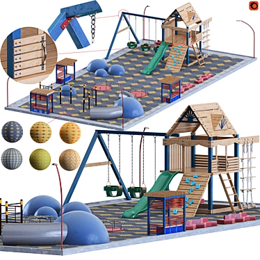  Playground 01: 3D Model 2015 Version 3D model image 1 