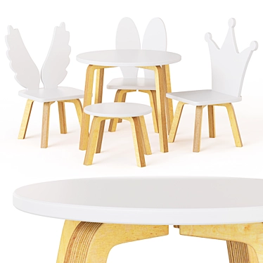 Kids Table and Chairs Set by Millwood