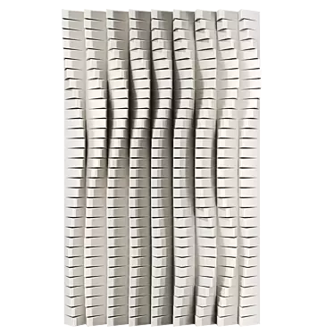 Anna Kruhelska Modern Metal Wall Sculpture 3D model image 1 