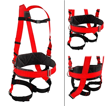 Secure Harness Restraint Safety Belt 3D model image 1 