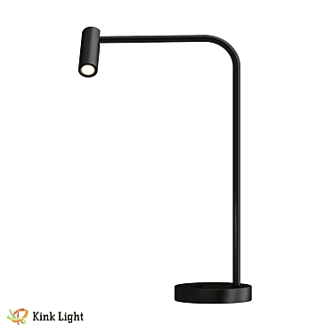 Aleri Loft Table Lamp Black 3D model image 1 