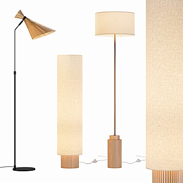 Floor lamps La Redoute set 2