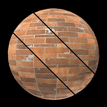 High-Quality Red Brick Texture 3D model image 1 