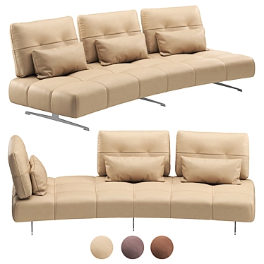 Italian sofa with mobile back Teorema from Italia Lounge