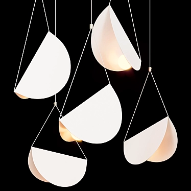 Modern Hanging Lamp AIR 3D model image 1 