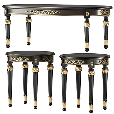 Luxurious Versace Vanitas Coffee Tables 3D model image 1 