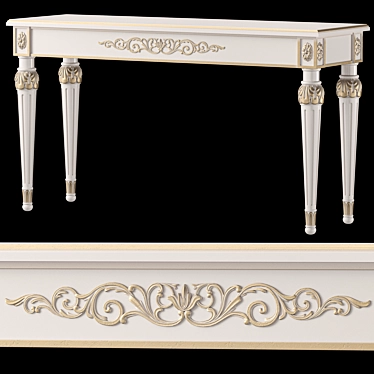 Luxury Versace Home Vanitas Console 3D model image 1 