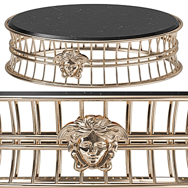 Luxury Versace Medusa Coffee Table 3D model image 1 