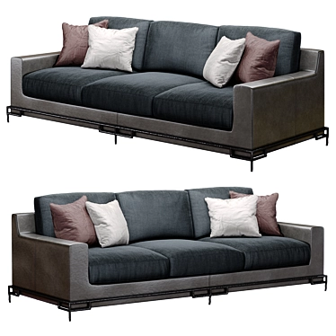 Luxury Studio Liaigre Erudit Sofa 3D model image 1 