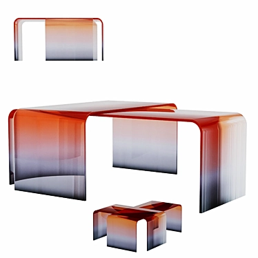 Gradient Glass Tables