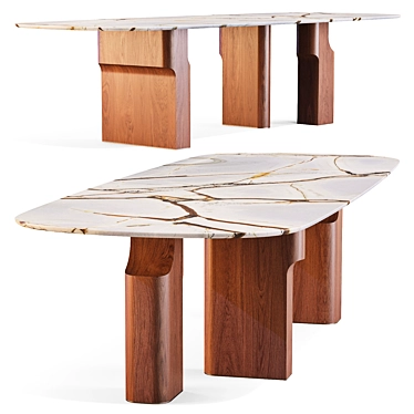 Kenya Dining Table by Paolo Castelli 3D model image 1 