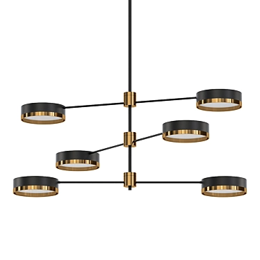 Elegant Oralee Chandelier 2014 3D model image 1 