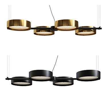 Elegant Oluce Berlin Lighting Fixture 3D model image 1 