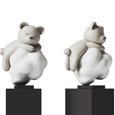 Adorable Bear 3D Model Download 3D model image 1 