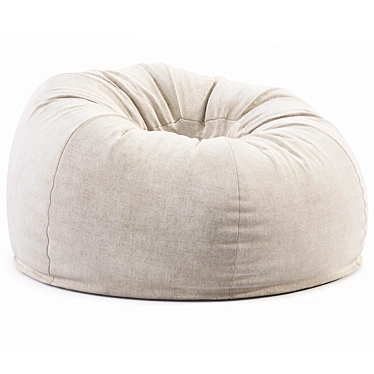 Modern Bean Bag Chair Westelm 3D model image 1 