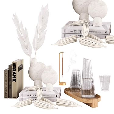 Modern Nordic Decor Set - Copenhagen 3D model image 1 