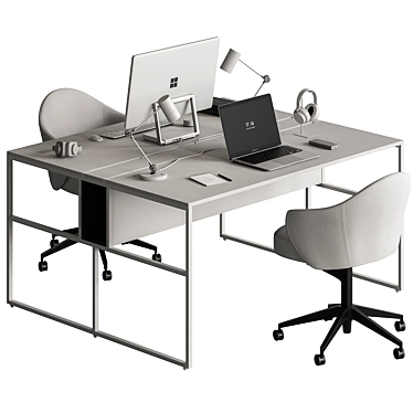 Workplace Essentials Collection: Office Desk 3D model image 1 