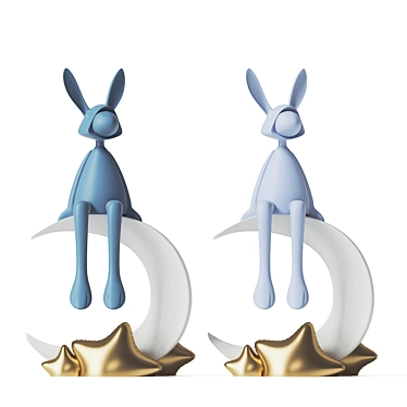 Charming Rabbit 3D Model 3D model image 1 