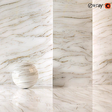 Italian Marble White and cream Decoration 6k PBR Texture and Material DrCG 121