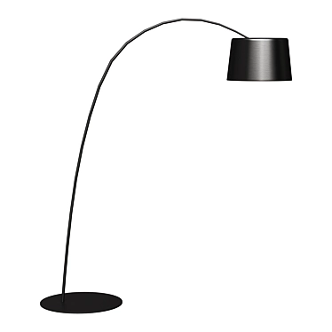 Twiggy Designer Floor Lamp - Black 3D model image 1 