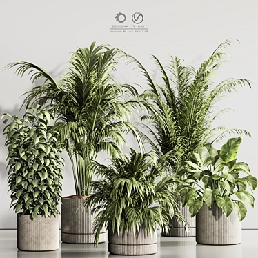 Modern Indoor Plant Set 119 3D model image 1 