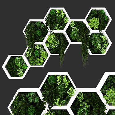 Russian Vertical Garden Wall Decor 3D model image 1 