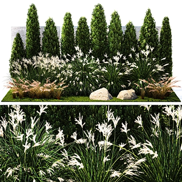 Large Plant Collection for Landscaping 3D model image 1 