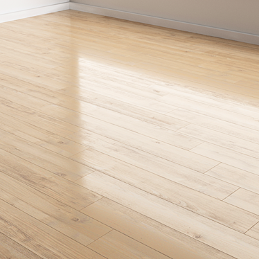 Versatile 5-in-1 Oak Flooring 3D model image 1 