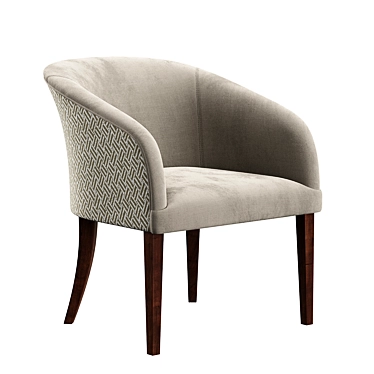 Bouton Konyshev Armchair with TurboSmooth 3D model image 1 