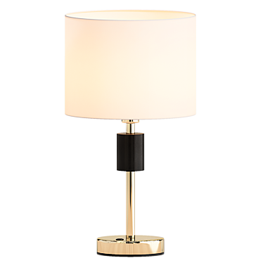 Luxury Gold Crystal Table Lamp 3D model image 1 