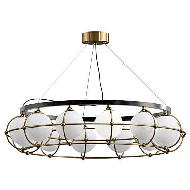 Maytoni Round Chandelier Ø 37.4 3D model image 1 